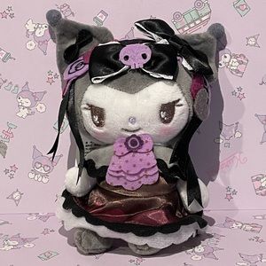 Kuromi Lolita mascot keychain